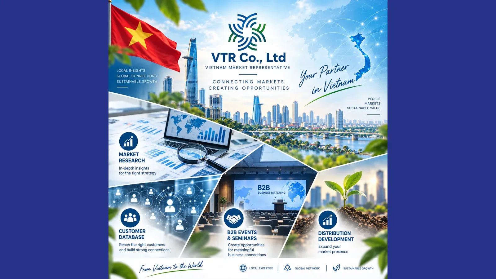 VTR Vietnam – Partnering with international enterprises to develop the Vietnam market